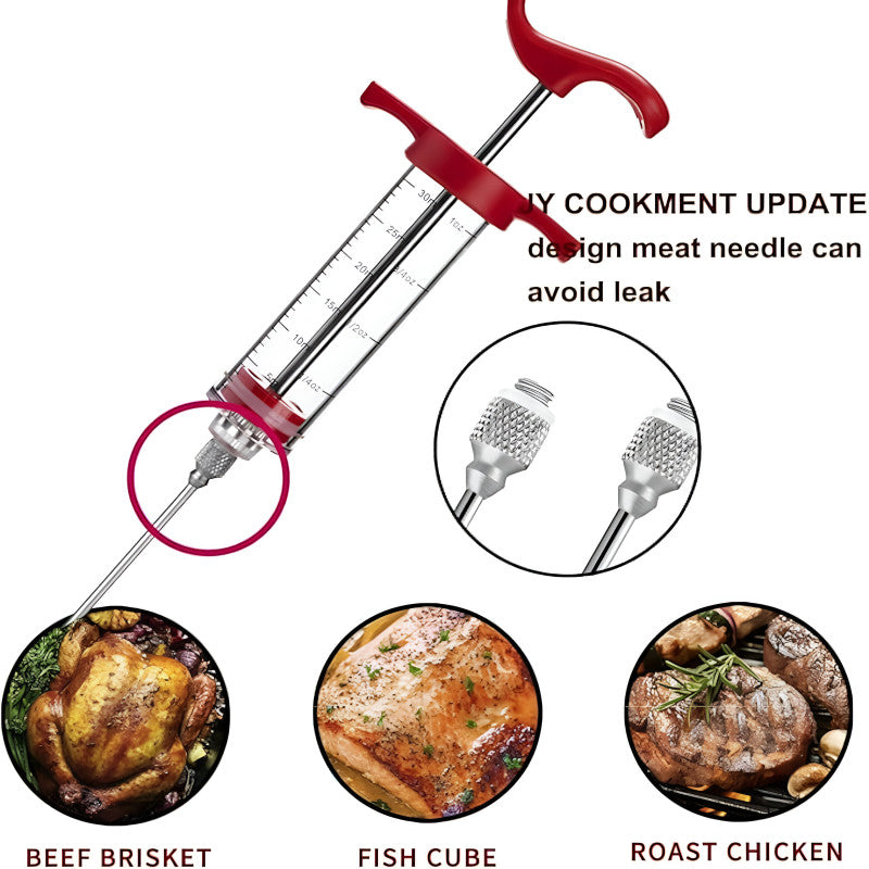 Meat Injector Syringe with Needle