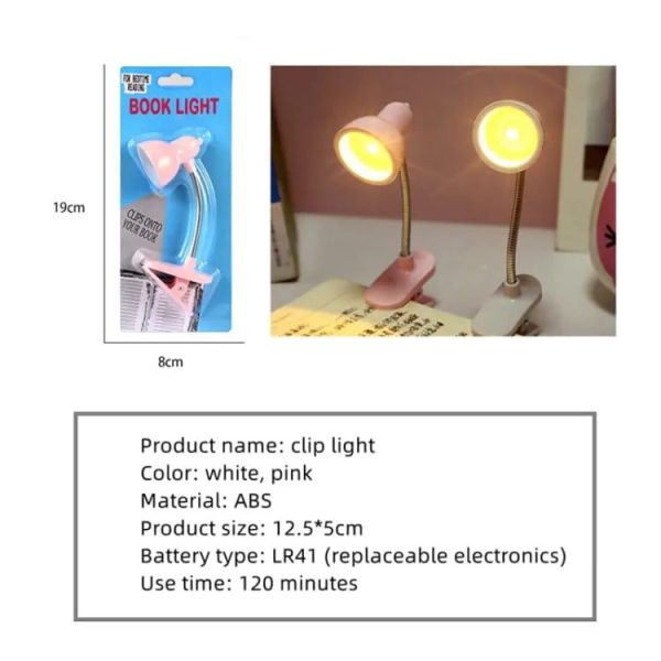 Mini Clamp Reading Lamp