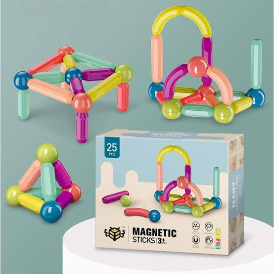 25 Pcs Magnetic Blocks Toy