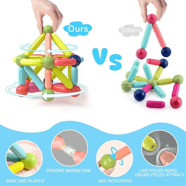 25 Pcs Magnetic Blocks Toy