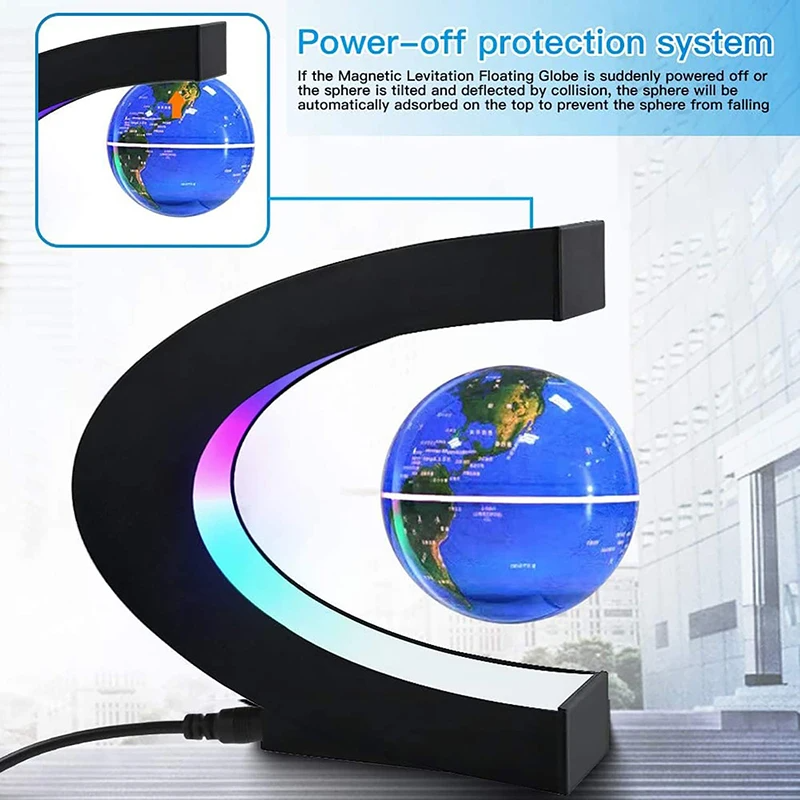 Floating Globe Lamp