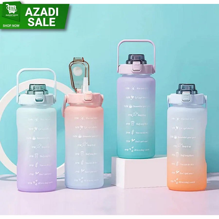 Motivational Water Bottle 2L
