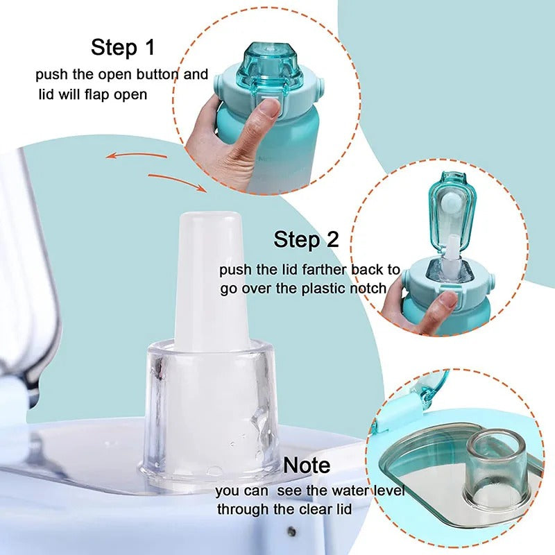 Motivational Water Bottle 2L