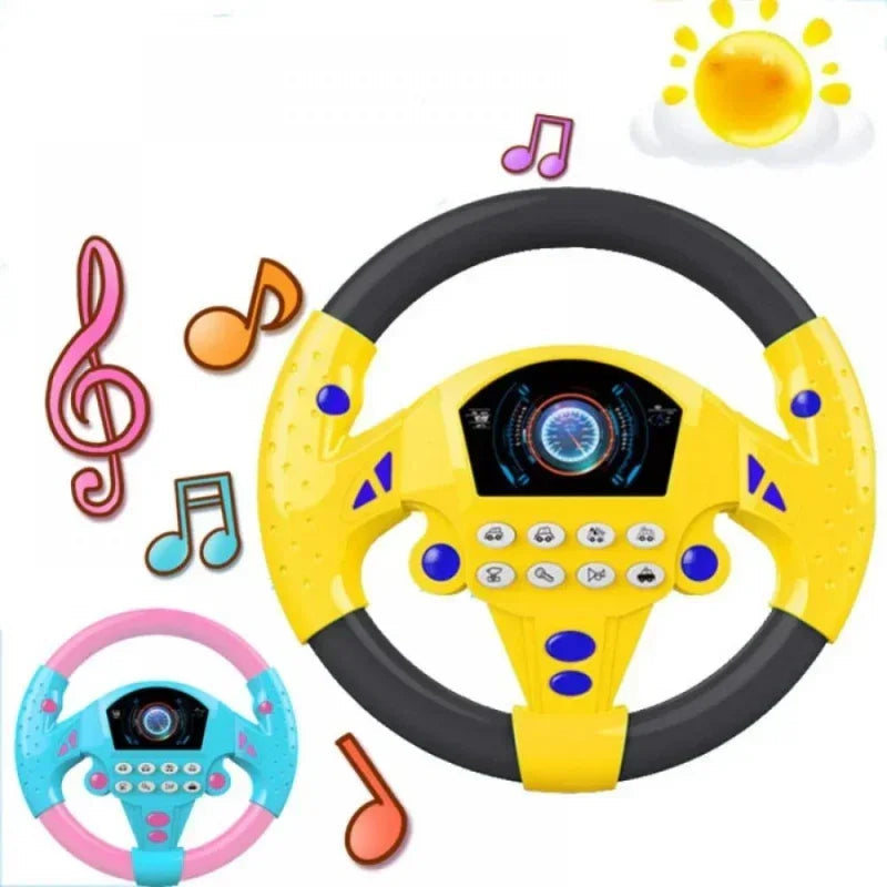 Car Steering Toy Musical Interactive for Kids Fun Learning Adventure