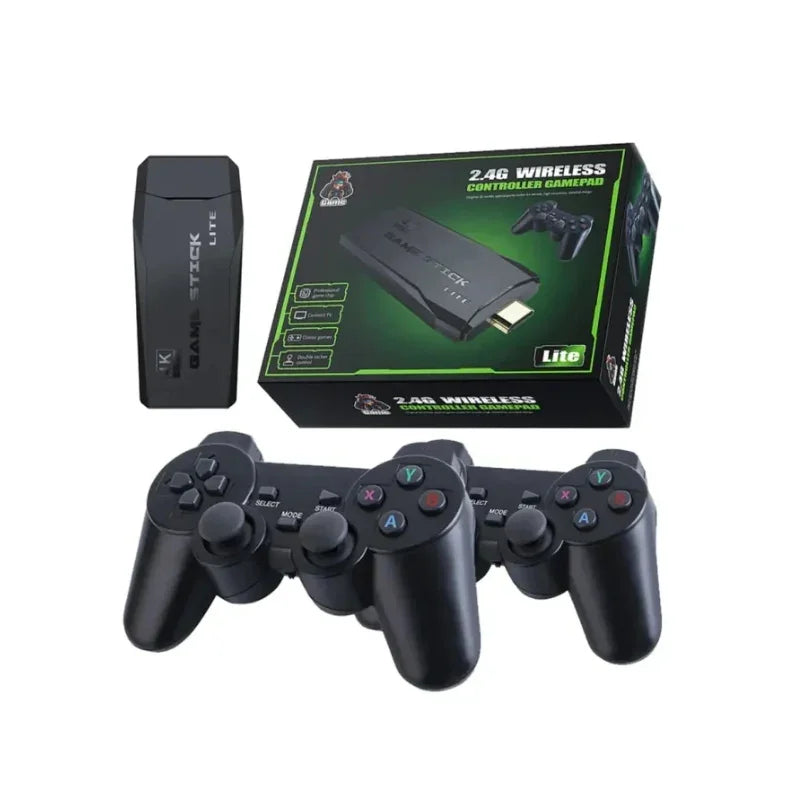 Game Stick 4K Retro Gaming Console Pakistan | 5000+ Games TV Box | Rs.5,599 COD