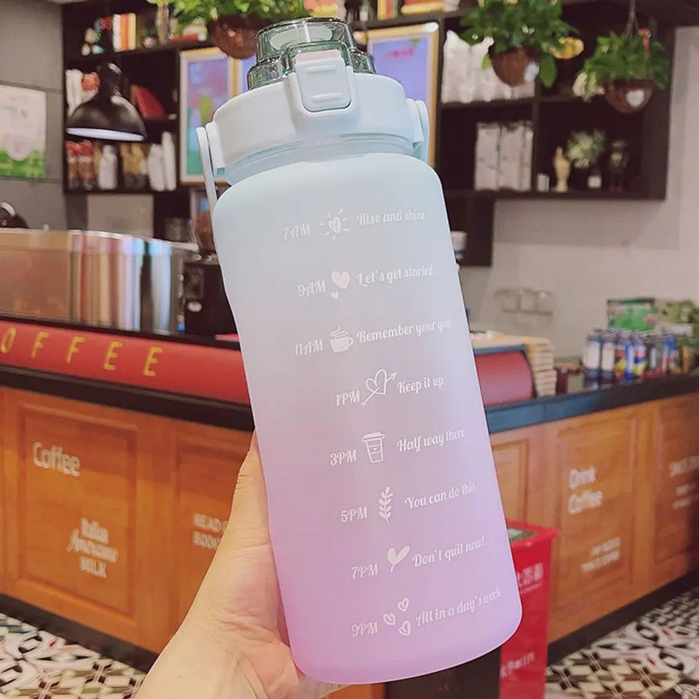 Motivational Water Bottle 2L