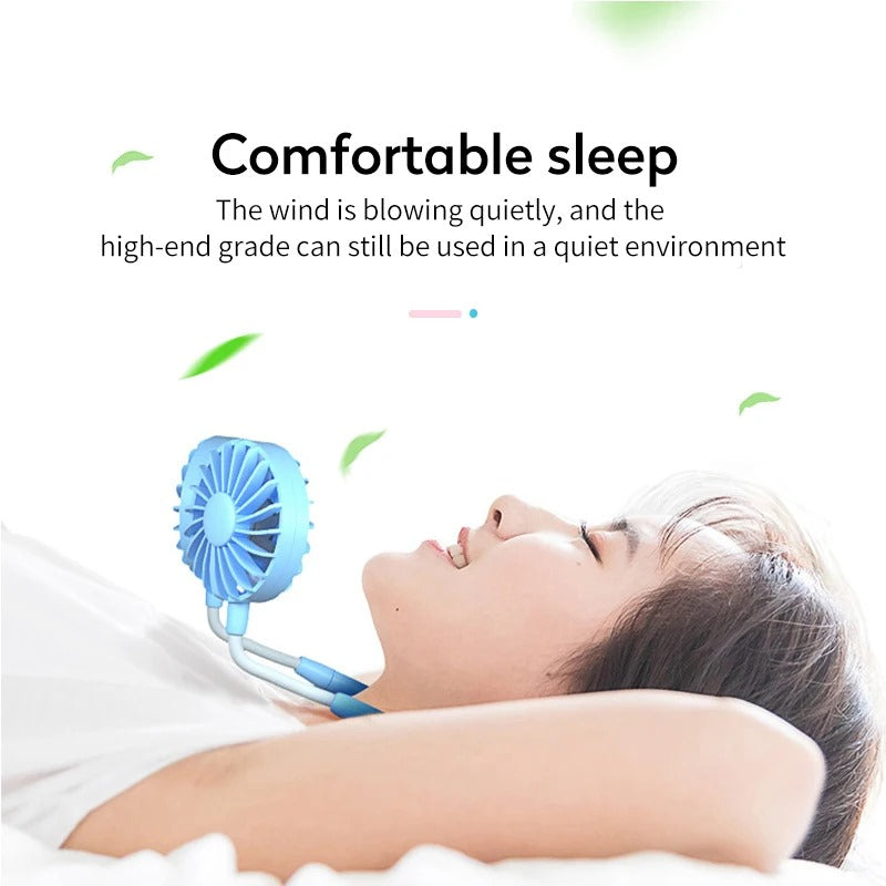 Portable USB Neck Fan