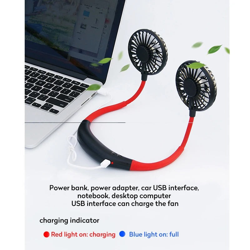 Portable USB Neck Fan