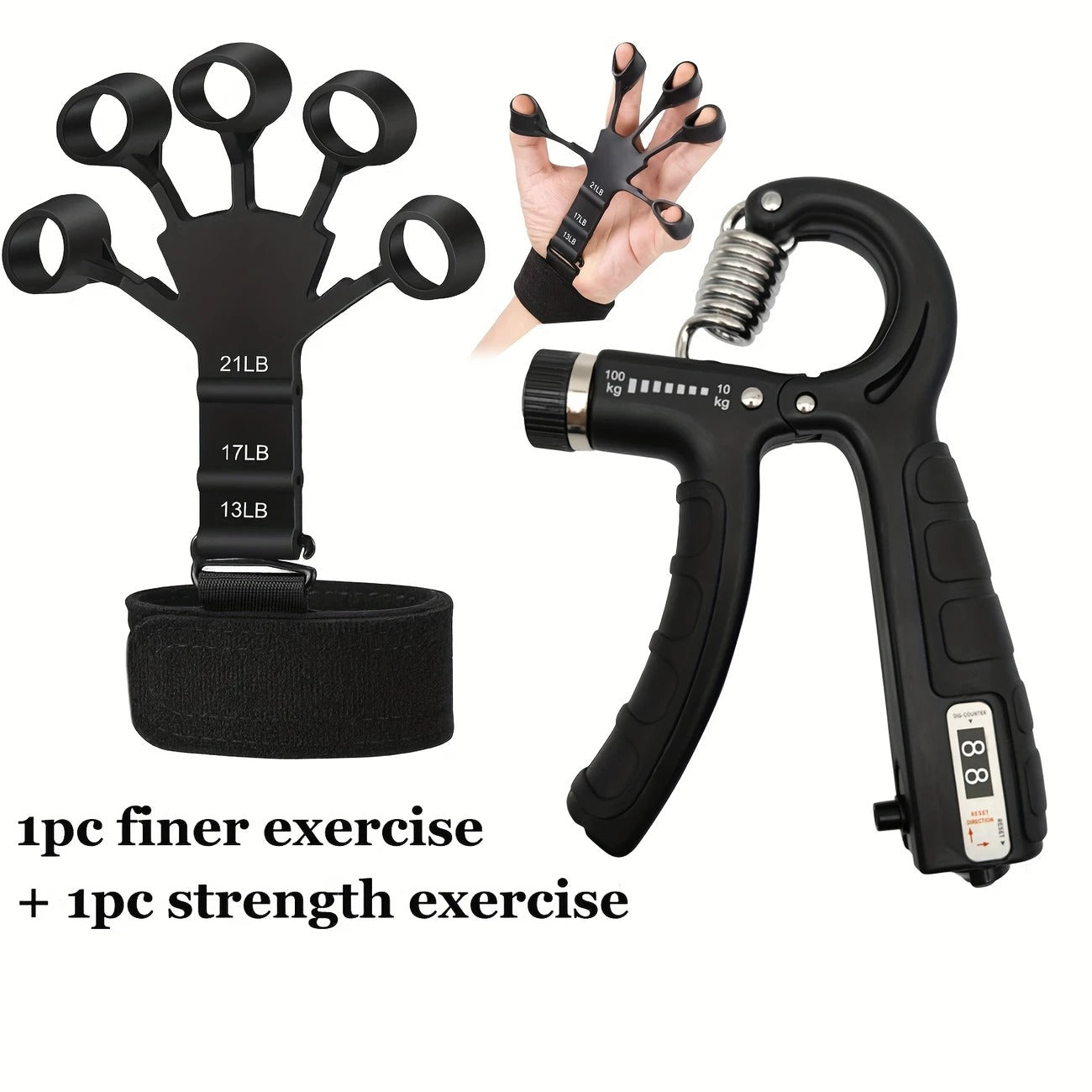 Hand Grip Trainer with Counter