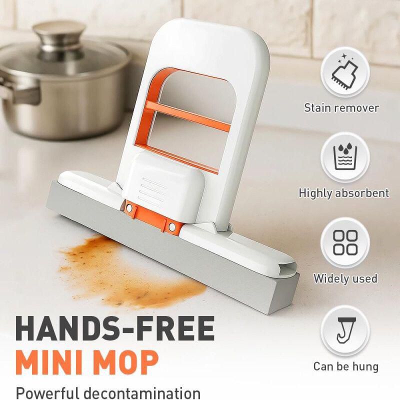Portable Hands Free Mini Sponge Mop