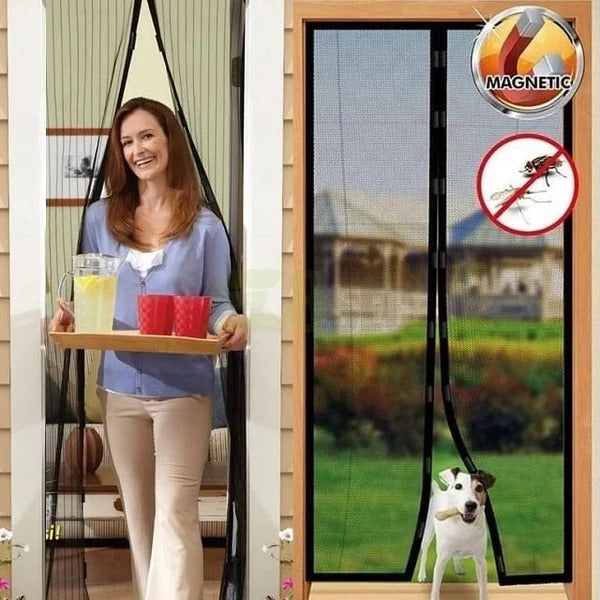 Magnetic Mesh Door