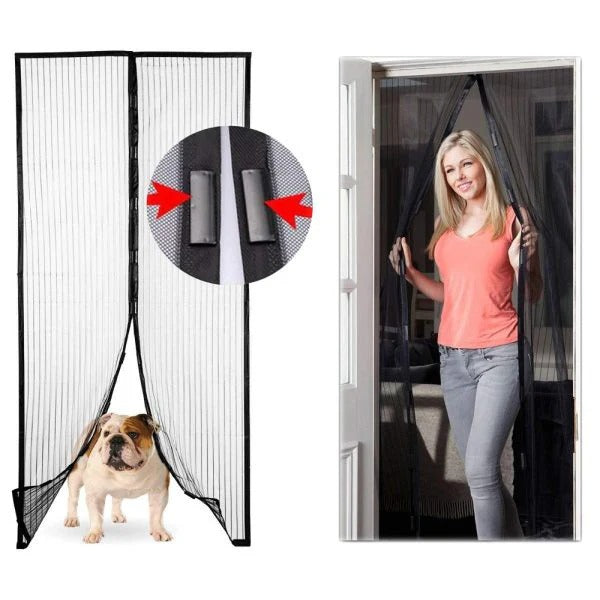Magnetic Mesh Door