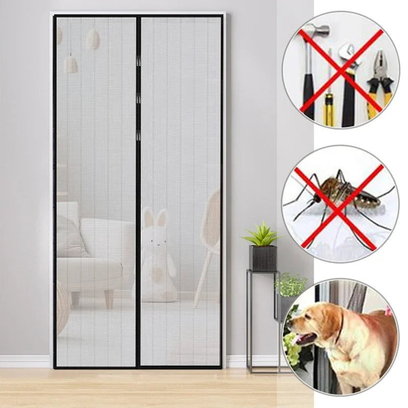 Magnetic Mesh Door