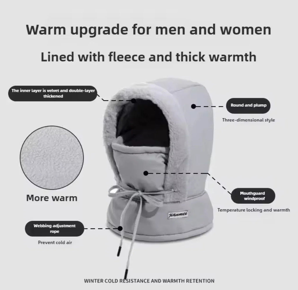 Balaclava Hat Neck Warmer Face Mask Cap