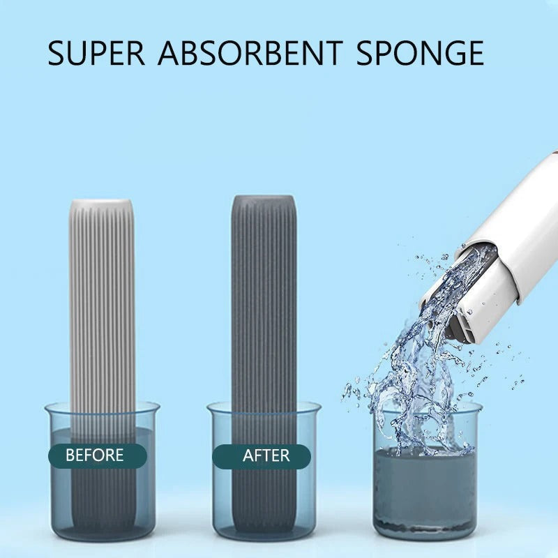 Portable Hands Free Mini Sponge Mop