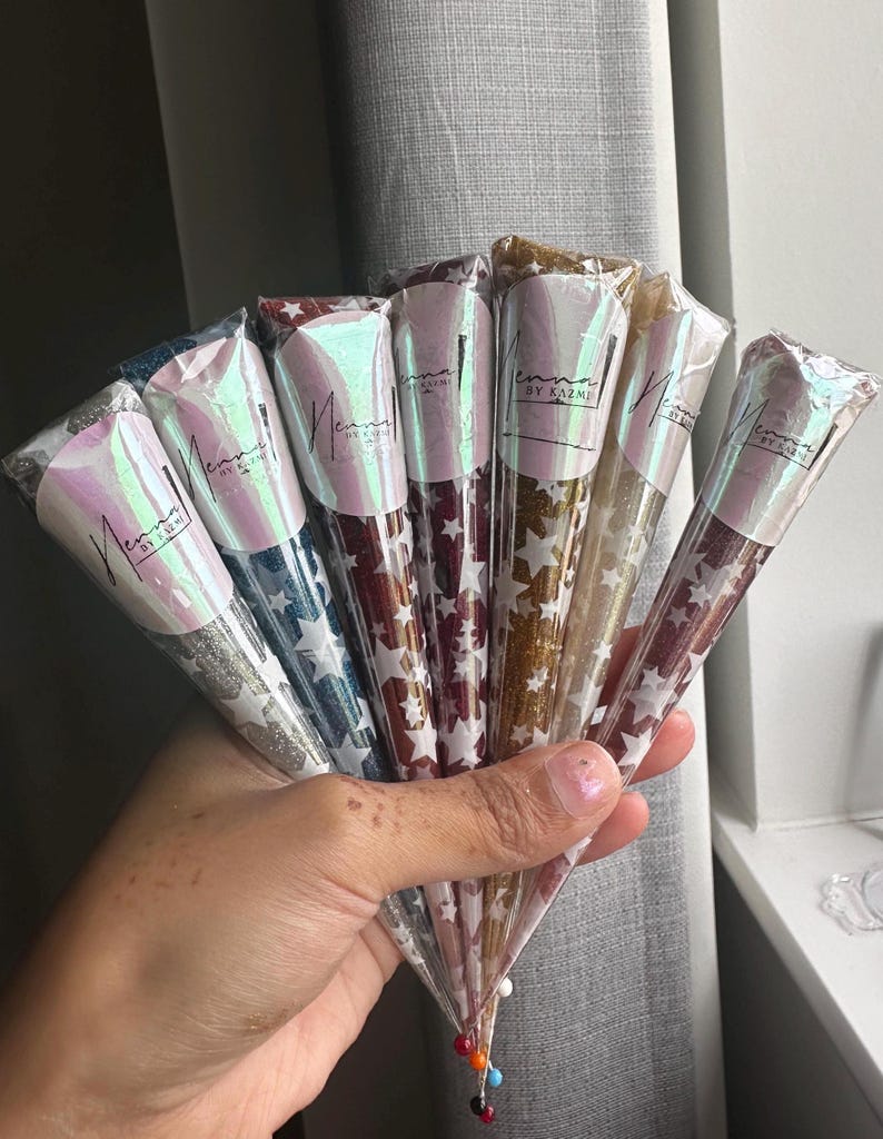 Glitter Mehndi Cone