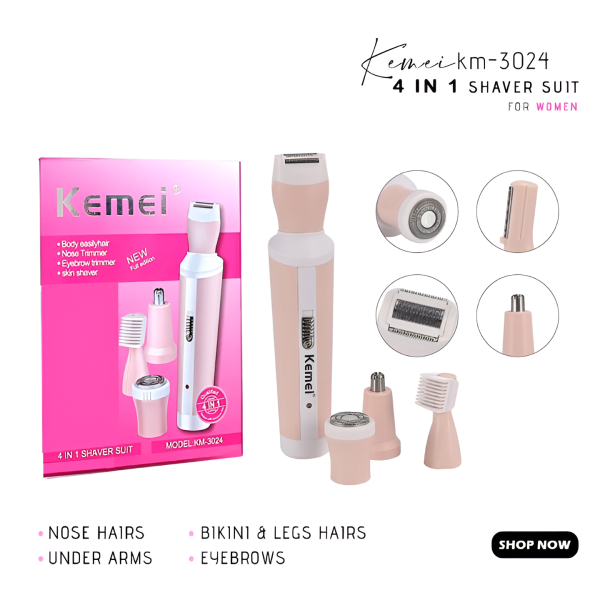 Kemei 4-in-1 Hair Remover