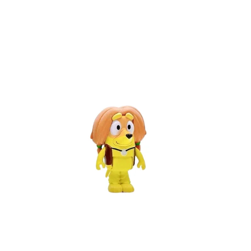 Bluey Mini Figures Featuring Heroes Character Keychain Set