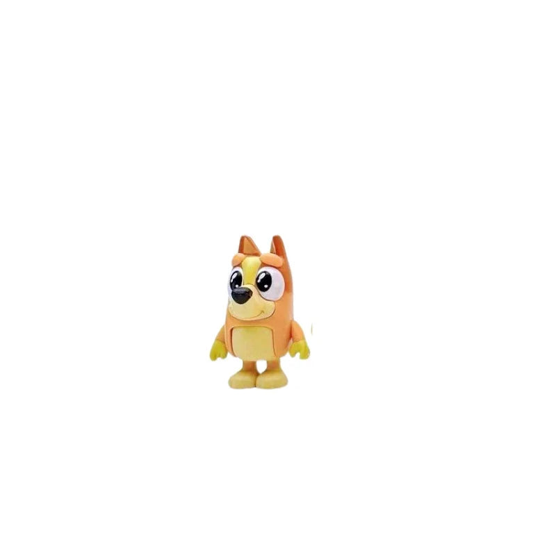 Bluey Mini Figures Featuring Heroes Character Keychain Set