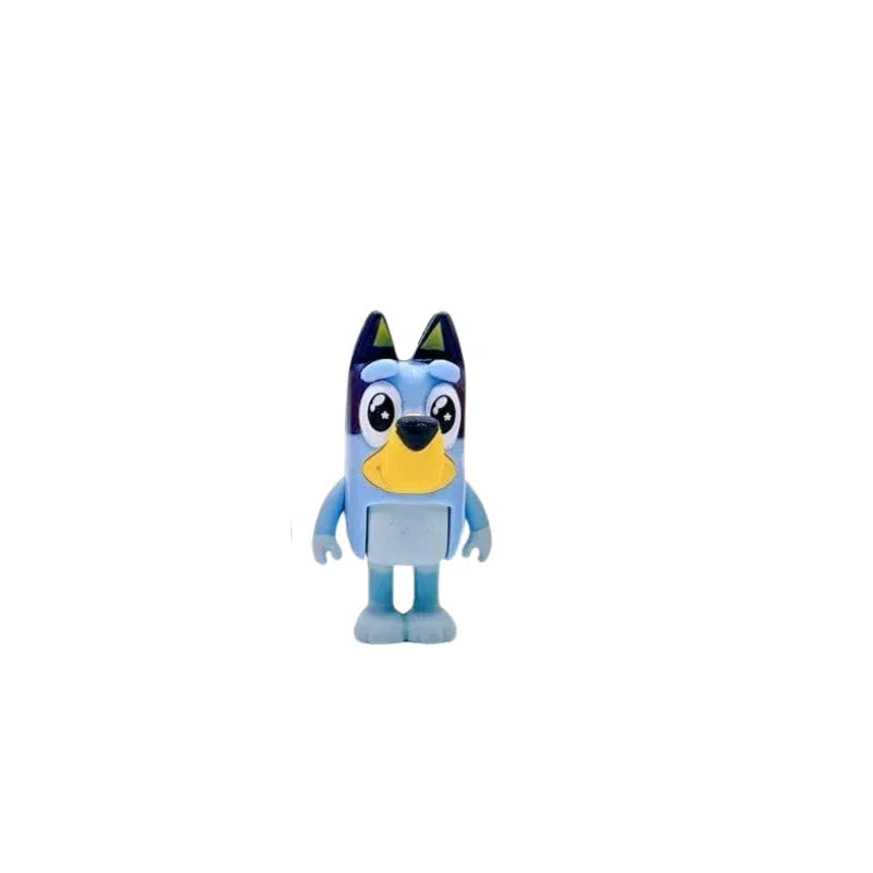 Bluey Mini Figures Featuring Heroes Character Keychain Set